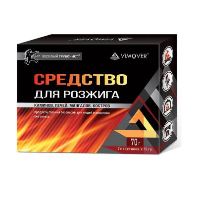 Средство для розжига Веселый трубочист 70гр.